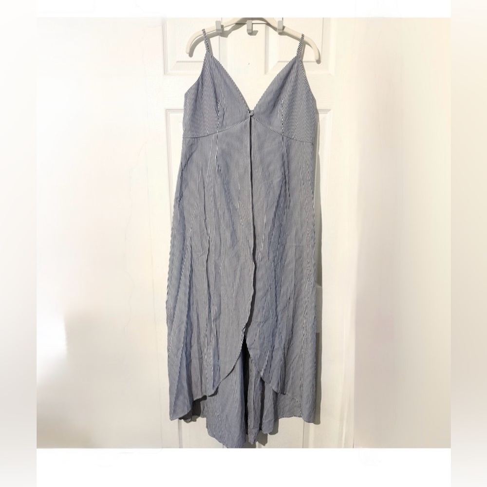 Commense Striped Long Cami Top and Wide-Leg Pants Set - Picture 9 of 15